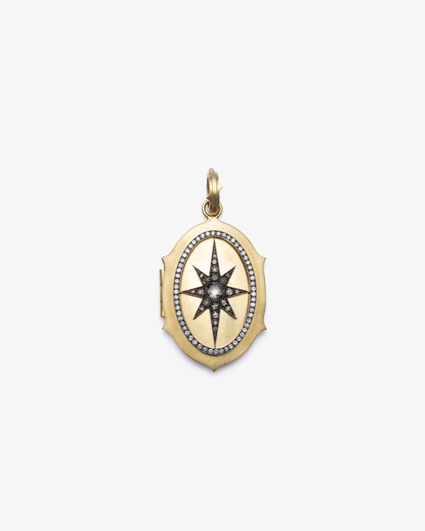 SYLVA & CIE - Large Locket Pendant - (Yg/Ss)