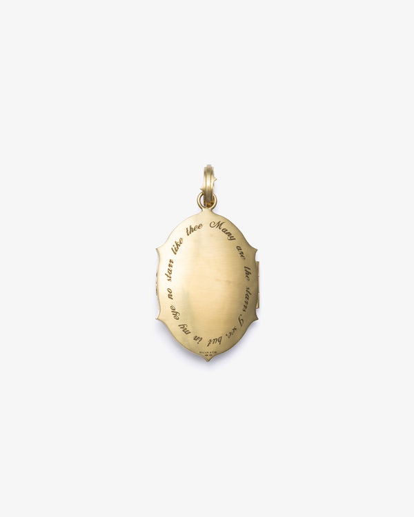 SYLVA & CIE - Large Locket Pendant - (Yg/Ss)
