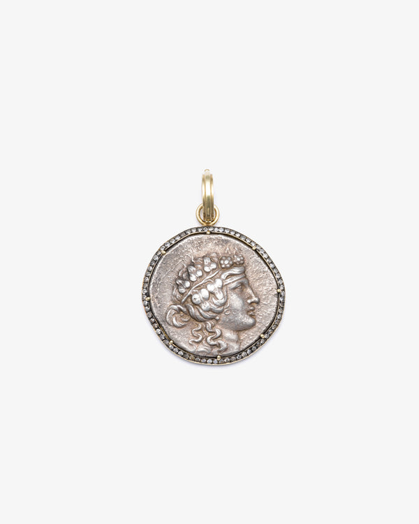 SYLVA & CIE - Ancient Greek Coin Pendant - (Yg/Ss)