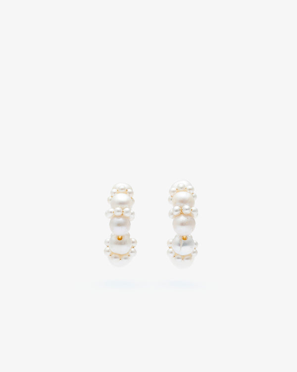 COMPLETED WORKS - Pearl Earrings - (Wh)