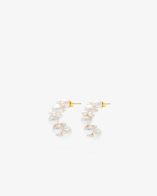 COMPLETED WORKS - Pearl Earrings - (Wh)