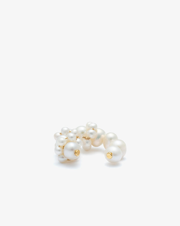 COMPLETED WORKS - Pearl Earcuff - (Wh)