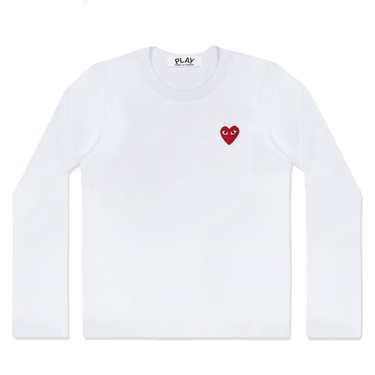 PLAY COMME des GARÇONS: T-SHIRT (WHITE) | DSMG E-SHOP