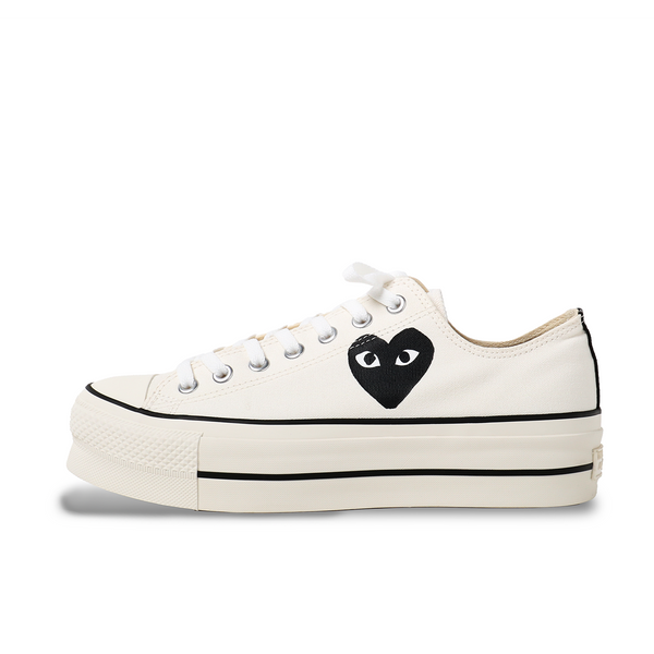 PLAY CDG CONVERSE - Allstar Low - (White)
