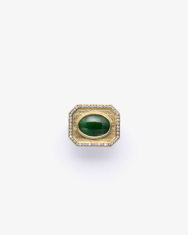 SYLVA & CIE - Jade Tableau Ring - (Yg)