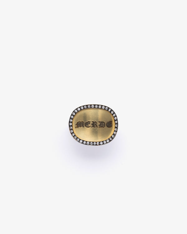 SYLVA & CIE - Merde Ring /Shit In French - (Yg)
