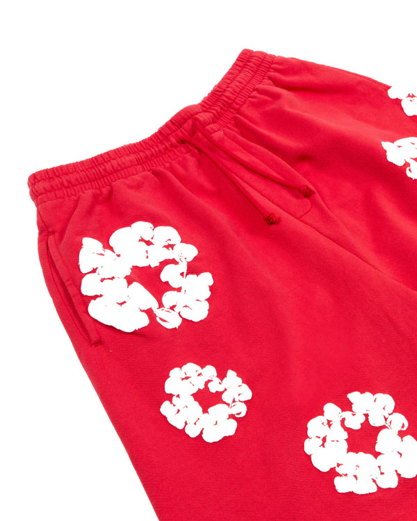 DENIM TEARS - Cotton Wreath Shorts - (Red)