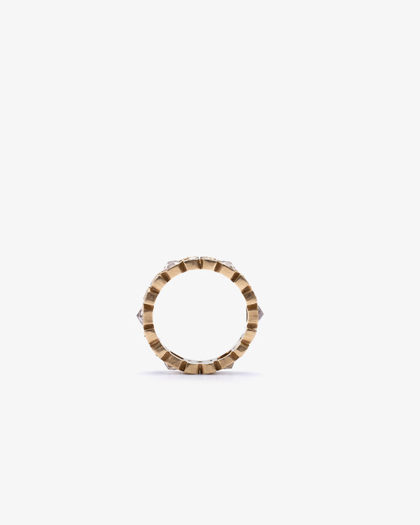 SYLVA & CIE - Flower Octagon Stack Band - (Yg)