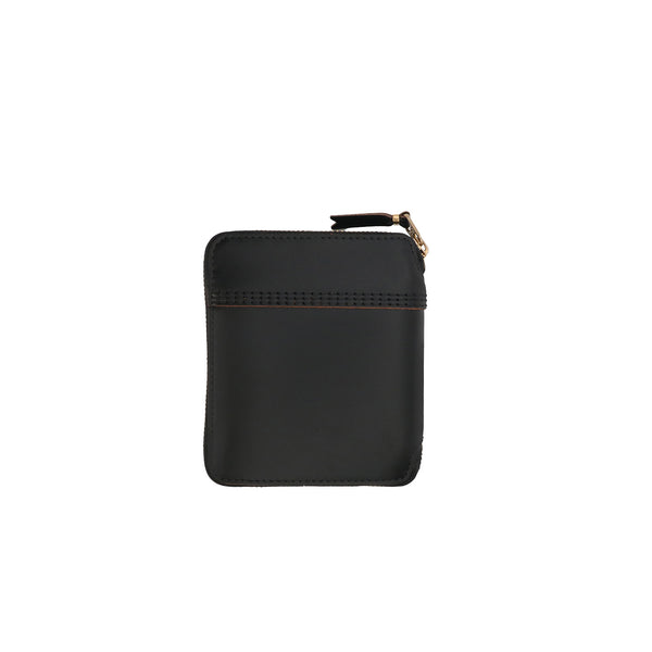 CDG WALLET - Triple Stitch Zip-Around Wallet - (Black)