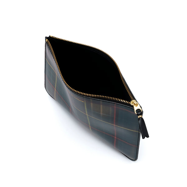CDG WALLET - Lenticular Tartan G - (8Z-L151 Red/Green)