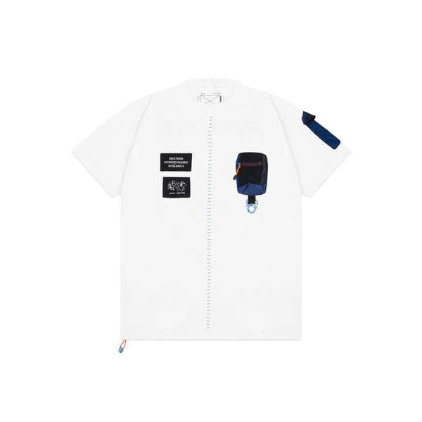 SPACE AVAILABLE - Sa X Whr Patch Logo T  - (White)
