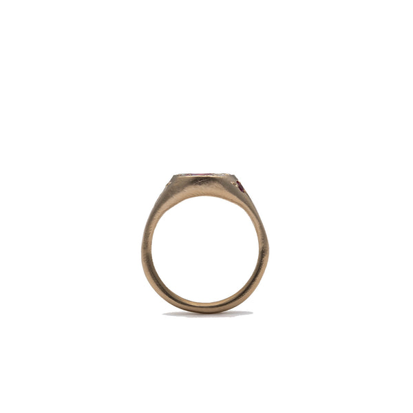 SEB BROWN - Pink Spazio Ring - (9Yg)