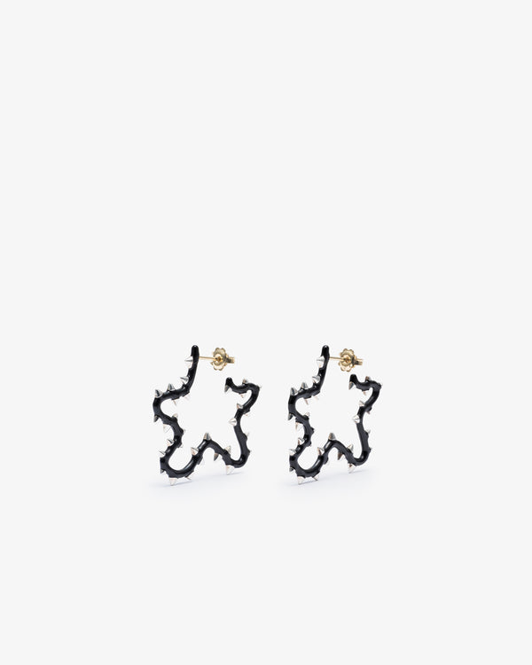 BEA BONGIASCA - Studded Stella Earrings In Sil - (N)