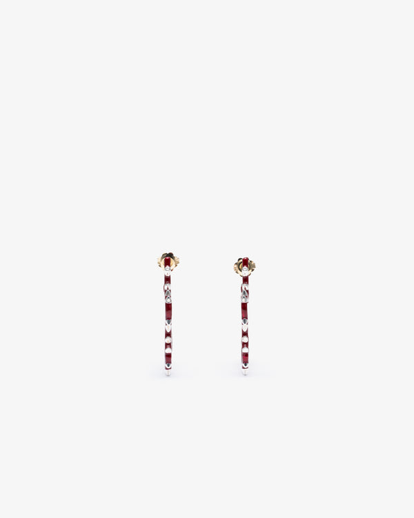 BEA BONGIASCA - Studded Stella Earrings In Sil - (Rmo)