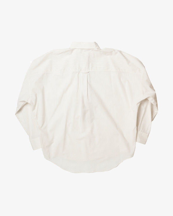 DOUBLET - Trompe L’Oeil Tie Embroidery  - (White/Red)