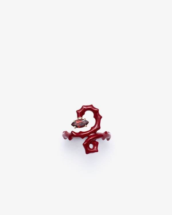 BEA BONGIASCA - Baby Spine Ring In 9K Gold (0. - (Rmo)