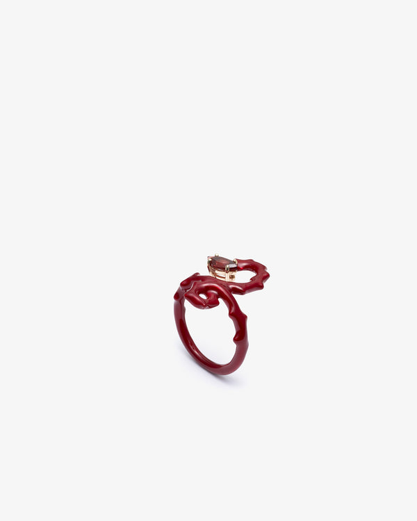 BEA BONGIASCA - Baby Spine Ring In 9K Gold (0. - (Rmo)