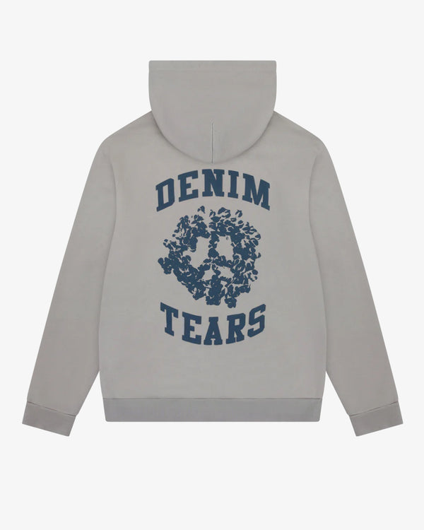DENIM TEARS - Denim University Zip Hoodie - (Grey)