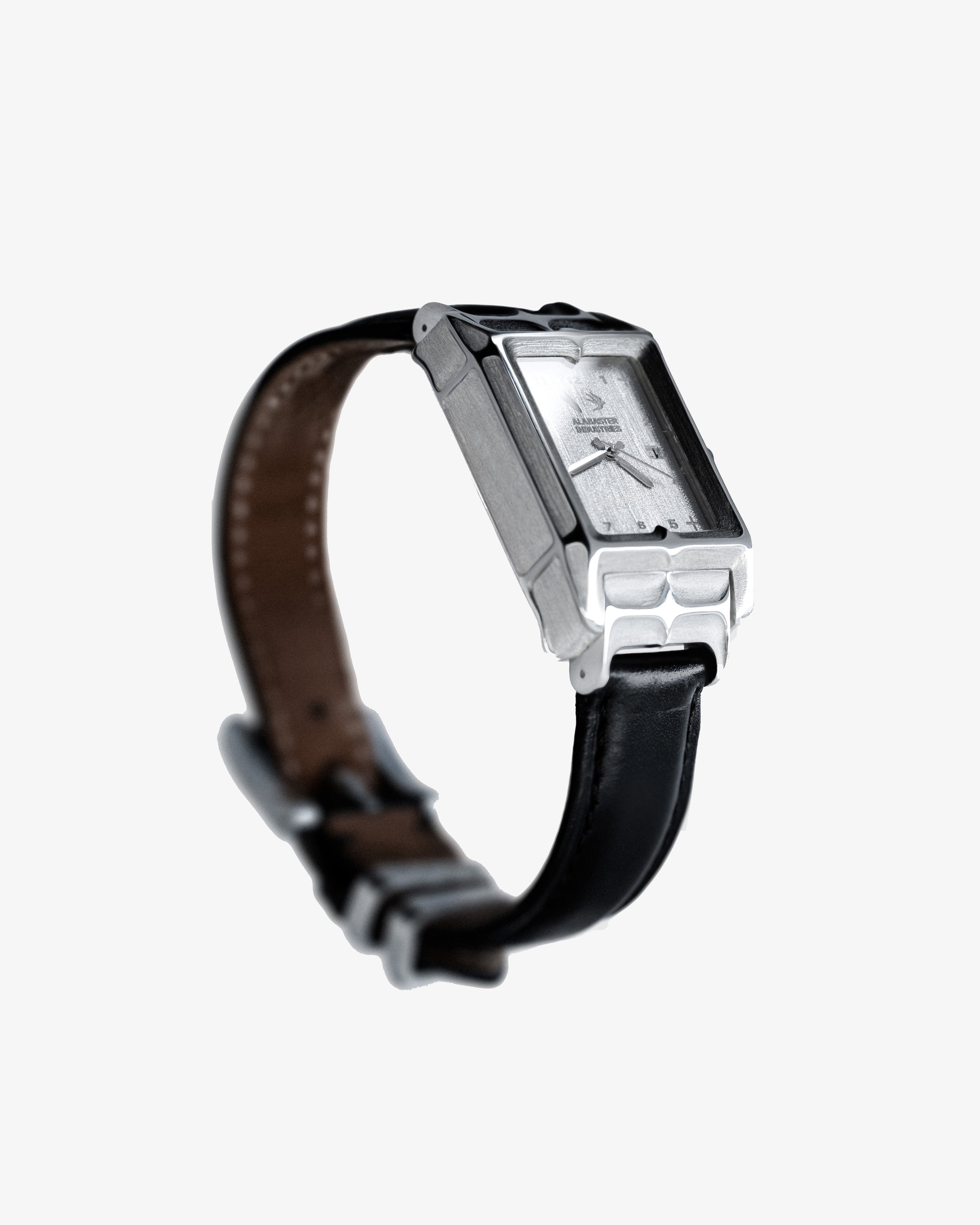 ALABASTER INDUSTRIES WATCHES - Silver Vault Watch - (Black)  3, 