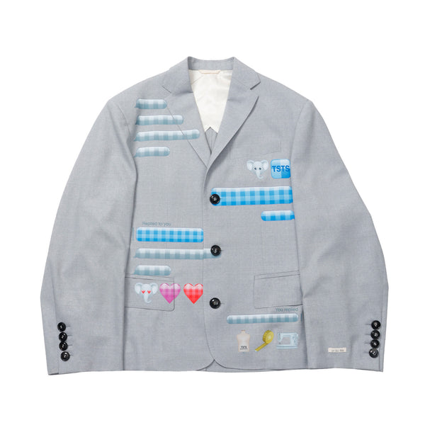 TSTS - Tailored Baggy Blazer - (Ginghan)