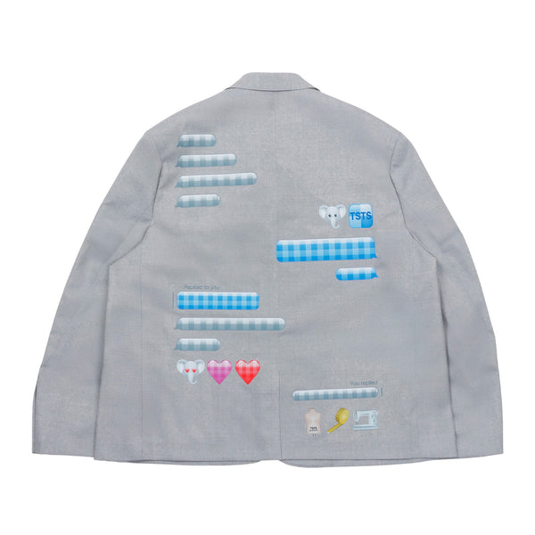 TSTS - Tailored Baggy Blazer - (Ginghan)