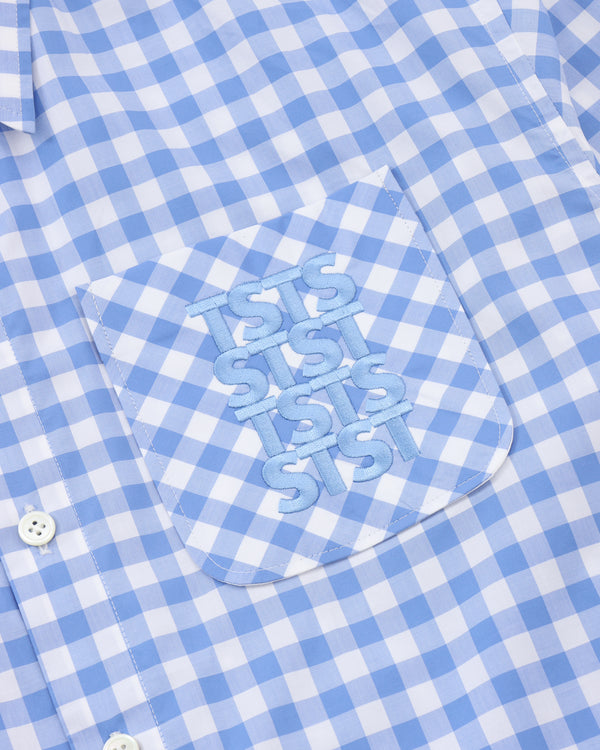 TSTS - Thomas Mason Gingham Shirt - (Saxe Blue)