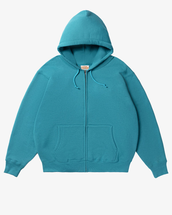 CEASE - Standard Zip Hoodie - (Teal)