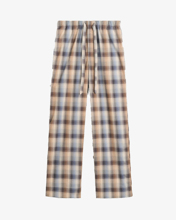 AURALEE × TEKLA - Flannel Sleepwear Pants - (Dawn Checks)