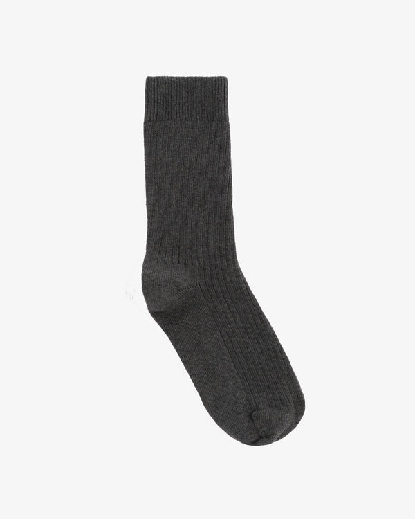 AURALEE × TEKLA - Cotton Socks - (Top Grey)
