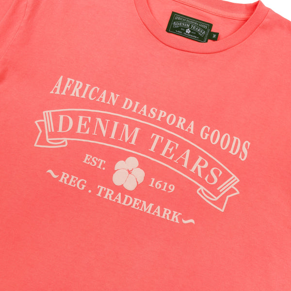 DENIM TEARS - Adg Tee Sea Coral - (Sea Cora)