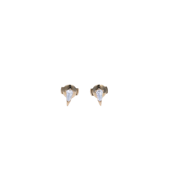 UNSAID - Phoenix Diamond Stud Earrings - (Yg)