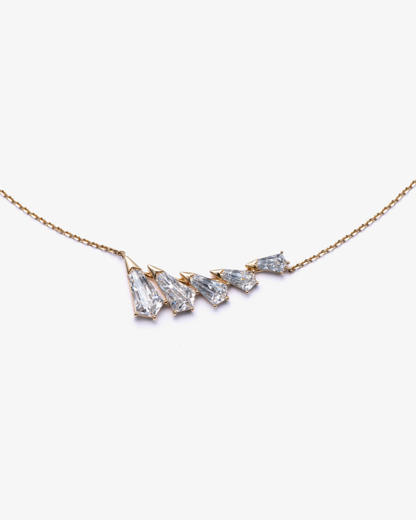 UNSAID - Phoenix Diamond Pendant Necklace - (Yg)