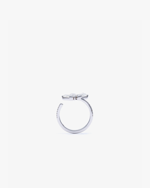 UNSAID - Phoenix Diamond Open Twist Pav Ring - (Wg)
