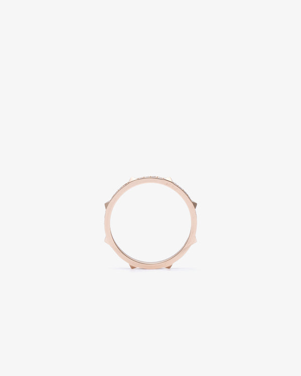 UNSAID - Armor Trilliant Diamond Pave B Ring - (Rg)