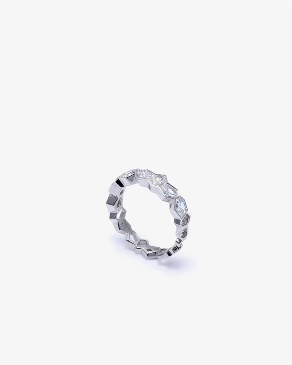UNSAID - Supernova Diamond Trio Stack Ring - (Wg)