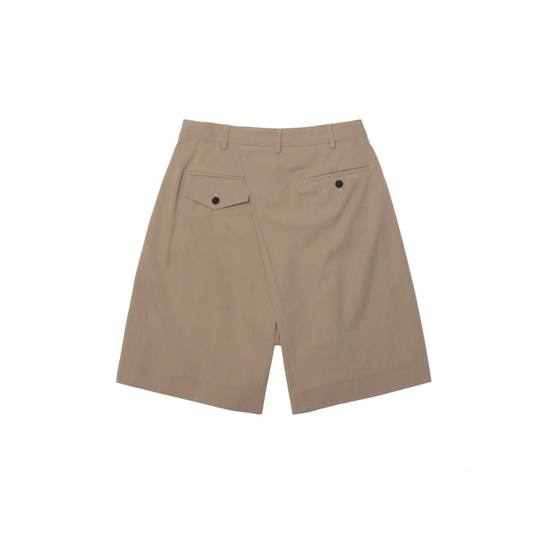 SETCHU - Short Hakama Pants Wool Cotton - (Beige)