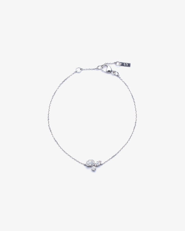 UNSAID - Meta Diamond Cluster Bracelet - (Wg)