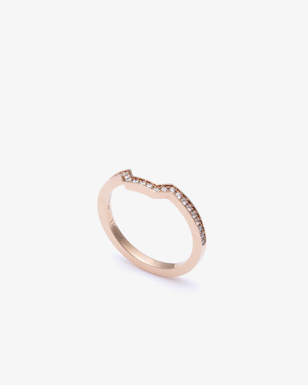 UNSAID - Meta Diamond Pave Band Ring - (Rg)
