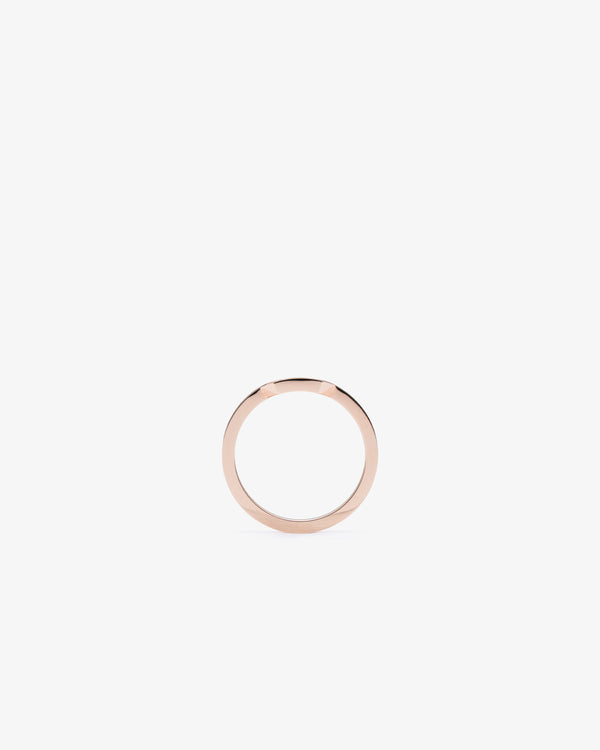 UNSAID - Meta Diamond Pave Band Ring - (Rg)