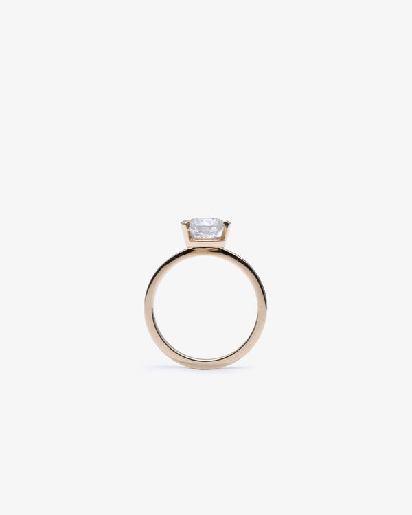 UNSAID - Meta Diamond Round Pave Ring - (Yg)