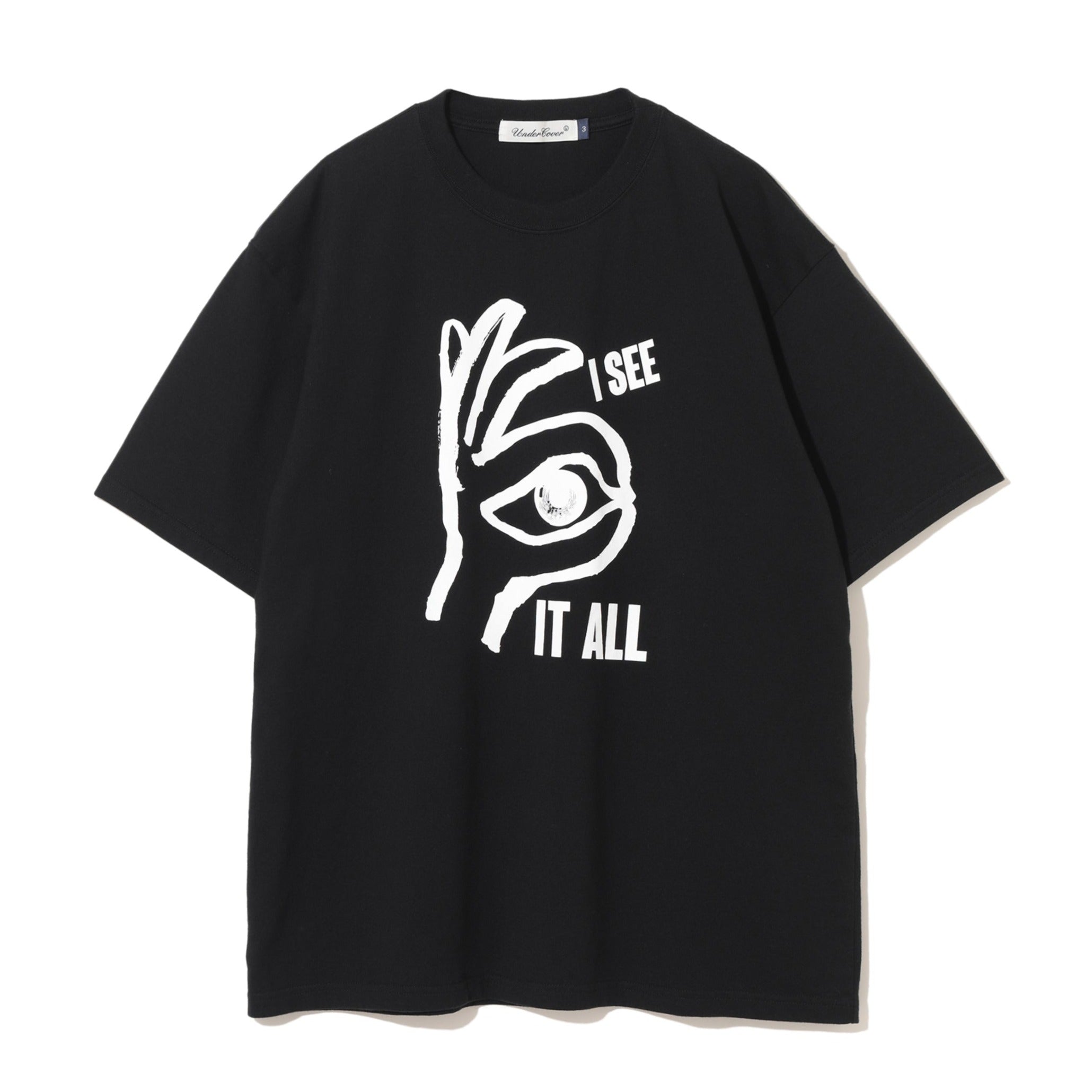 UNDERCOVER : Tee I See It All (Black) | DSMG E-SHOP