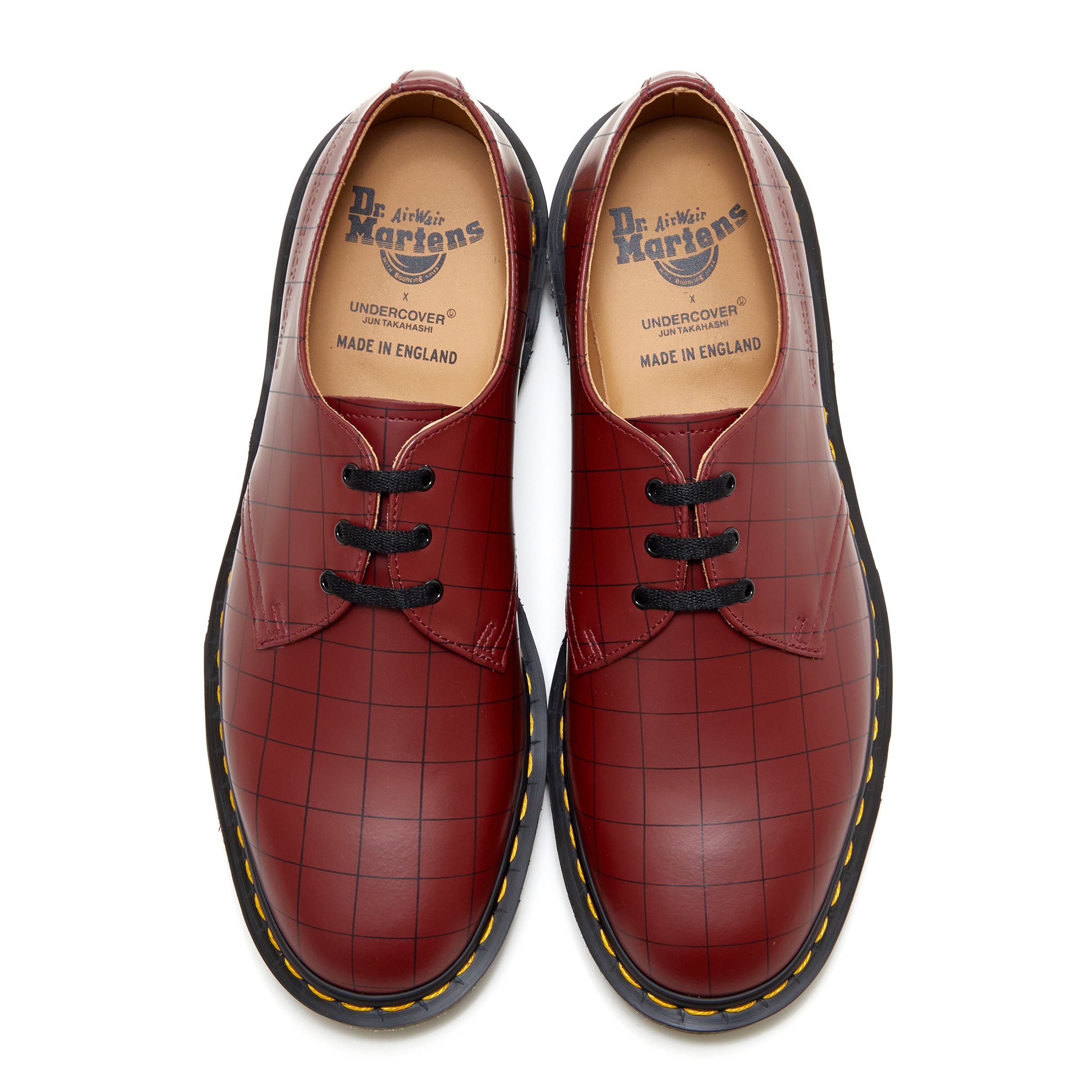 UNDERCOVER - Men's DR.MARTENS 3HOLE SHOES CK - (BORDEAUX) – DSMG E