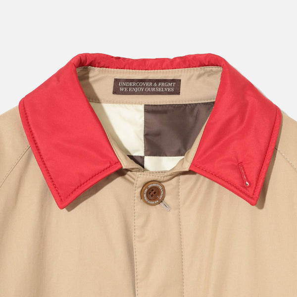 UNDERCOVER X FRAGMENT - Stain Collar Ct  (Frgmt) (Manu - (Beige)