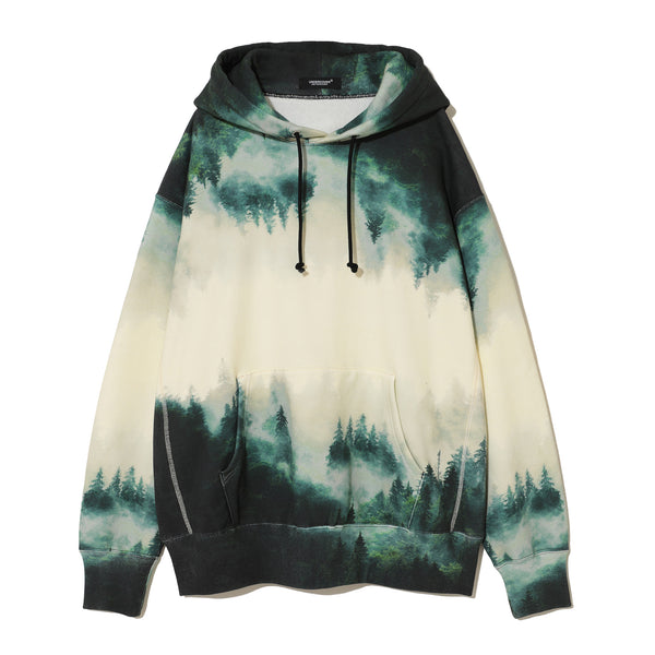 UNDERCOVER - Woods All Over Pattern Side Rib Hoodie - (IVORY BASE)