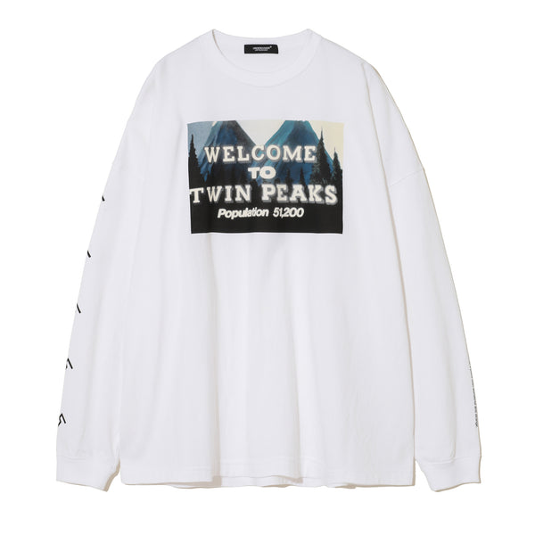 UNDERCOVER - Wide Lstee Welcome To Twin Peaks - (WHITE)