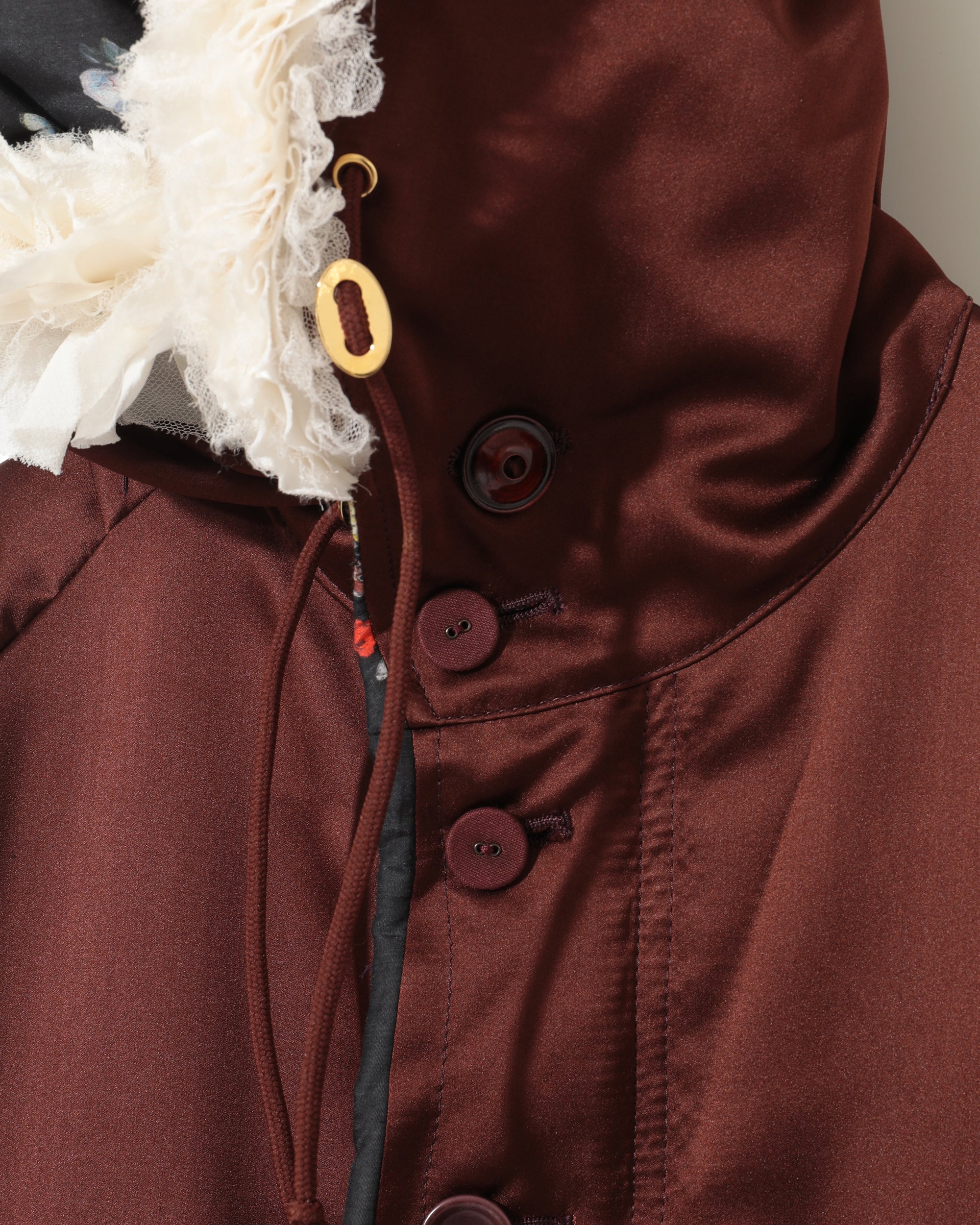 【美品】Undercover Mods Coat Brown UNDERCOVER W: Double Face Satin Mod Coat (Dark Brown) | DSMG E-SHOP