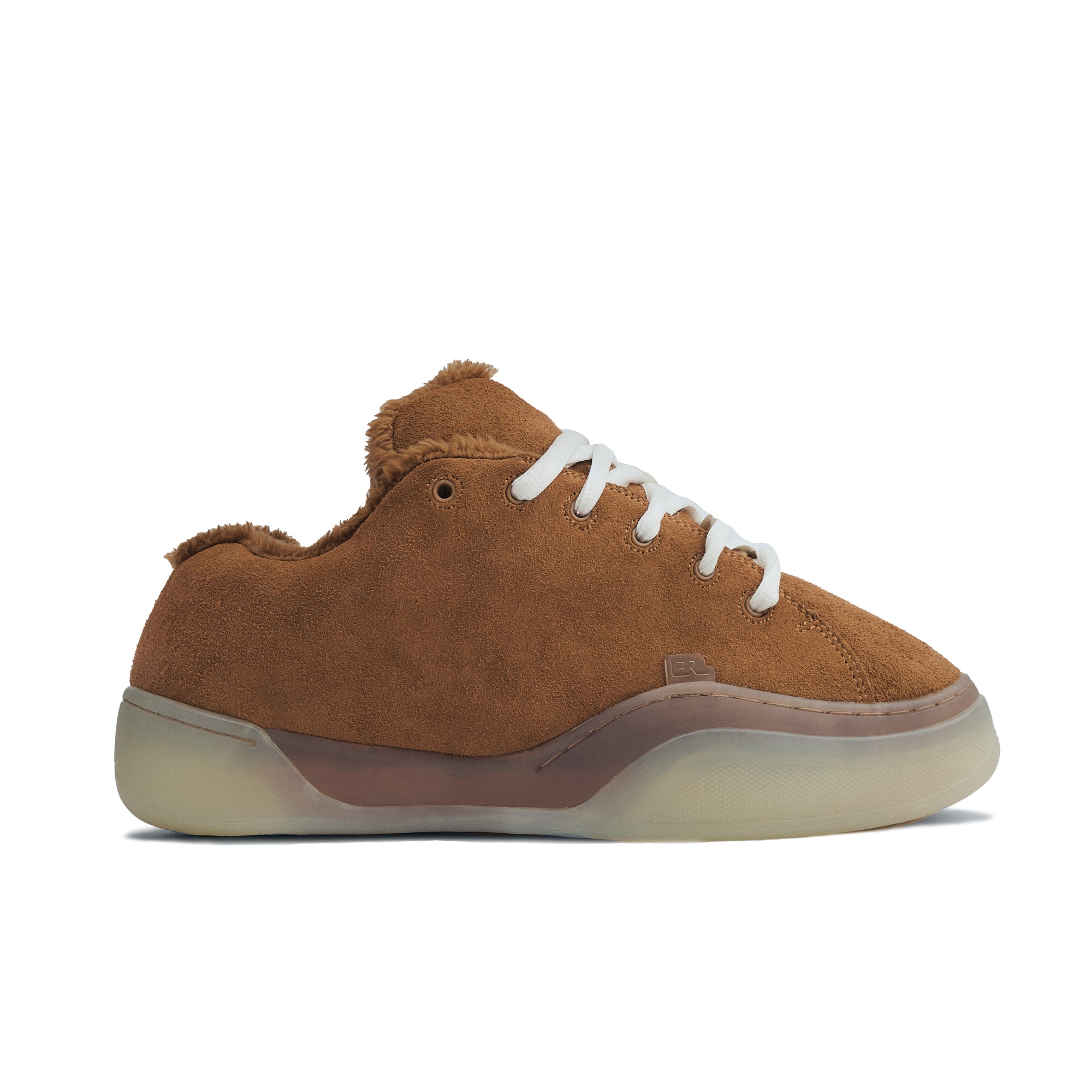 ERL: Suede Skate Sneaker Leather (Brown ) | DSMG E-SHOP
