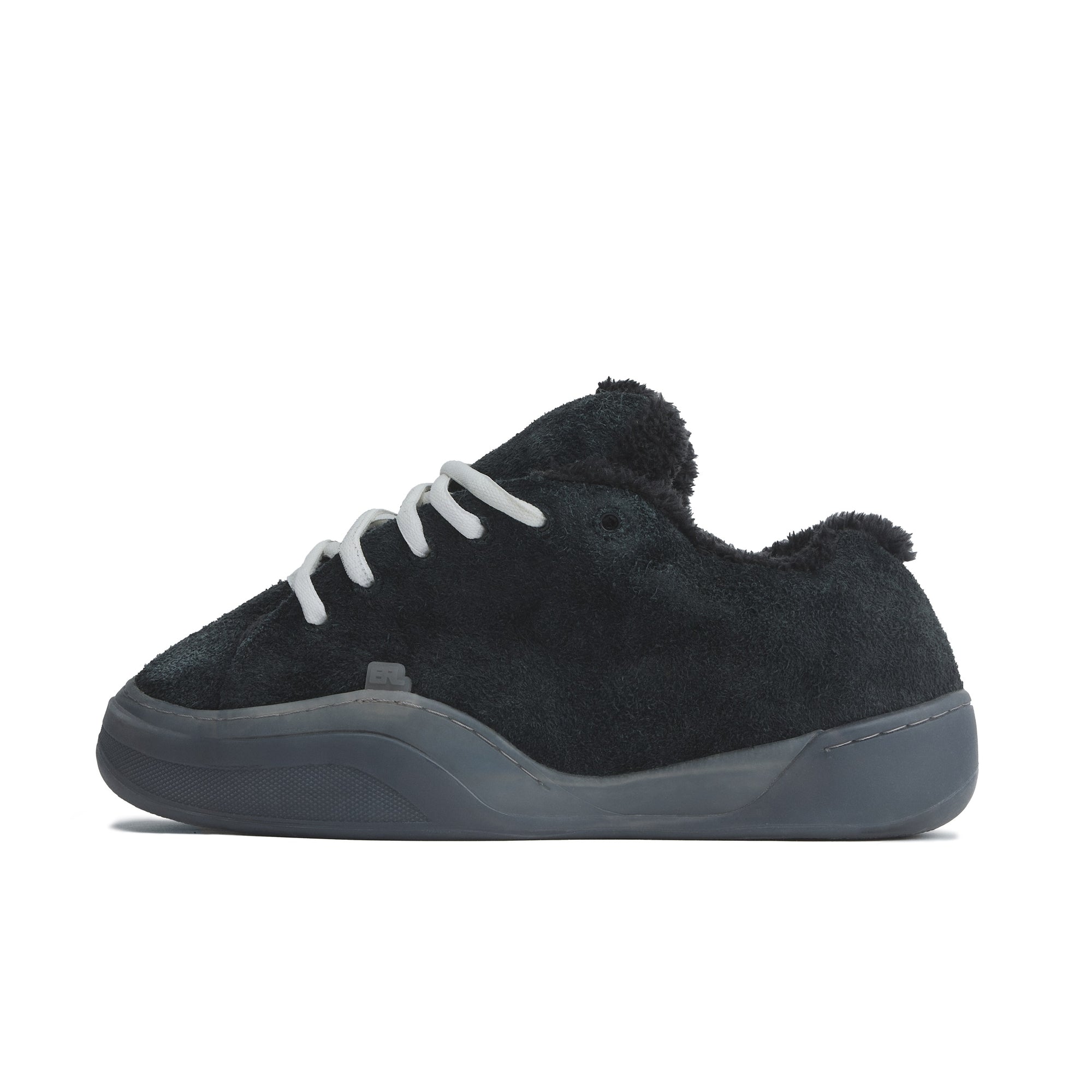 ERL: Suede Skate Sneaker Leather (Black ) | DSMG E-SHOP
