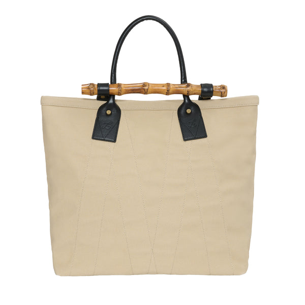 LUGGAGE LABEL - FILAMENT VERTICAL TOTE BAG - (Sand)