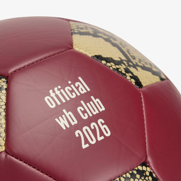 ADIDAS X WALES BONNER - Stmt Wb Ftbl Ball - (Burgudy)